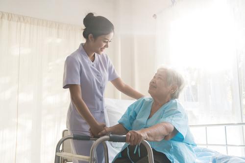 Home care in Derbyshire. domiciliary care. Care for the elderly, mentally and physically disabled. Elderly asian woman.